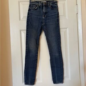 Super High Rise Stylish Blue Denim Jeans